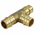 The Mosack Group 0.75 in. Brass PEX-A Barb Tee Fitting EPXT34